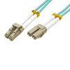 Neutralle Optický Patch Cord Multi mod (50/125)  LC-LC - 15m  modrozelený