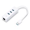 377085 1 tp link gigabitovy sitovy adapter hub ue330 1000mbps 3x usb 3 0 hub plug and play
