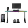 377370 1 ultradesk herni stul iron 132 5x60 5 cm 71 81 cm mechanicky nastavitelna vyska rgb podsviceni