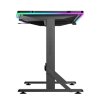 377370 6 ultradesk herni stul iron 132 5x60 5 cm 71 81 cm mechanicky nastavitelna vyska rgb podsviceni