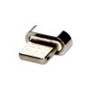363618 4 usb kabel s koncovkami 2 0 usb a samec microusb samec apple lightning samec usb c sam 1m kulaty opleteny stribrny ma