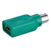 364335 1 usb ps 2 redukce pro mys ps 2 samec usb a samice zelena