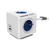 408780 cubenest powercube 1 5m extended usb pd 20w a c modra powercube 4 zasuvky usb a c power delivery 20w