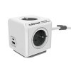 408777 cubenest powercube 1 5m extended usb pd 20w a c seda powercube 4 zasuvky usb a c power delivery 20w