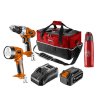 Sada nářadí, aku, 04-600-M4K, vrtačka/svítilna/akumulátor/nabíječka/láhev/taška, 18V, 6ti dílná, Neo Tools