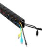 411933 5 organizer kabelu magneticky husi krk cerno cerveny 1285mm pro vyskove nastavitelne stoly powerton