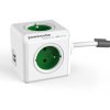 415866 sitovy kabel 230v prodluzovaci cee7 vidlice powercube 1 5m extended usb zeleny powercube 4 zasuvky 2xusb port detska po