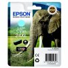 originální Epson T2435 cyan foto cartridge světle modrá azurová originální inkoustová náplň do tiskárny
