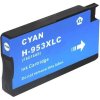 kompatibilní s HP 953XL (F6U16AE) cyan azurová modrá inkoustová cartridge pro tiskárnu