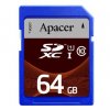 Apacer paměťová karta Secure Digital Card, 64GB, SDXC, AP64GSDXC10U1-R, UHS-I U1 (Class 10)