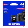 Goodram paměťová karta Secure Digital Card  64GB  UHS-I U1 (Class 10)  UHS-I U1 (Class 10)  S1A0-064