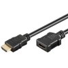 Prodlužovací video kabel HDMI 1.4 - High Speed with Ethernet  HDMI samec - HDMI samice  5m  pozlacen