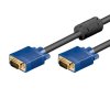 Video kabel SVGA (D-sub) samec - SVGA (D-sub) samec  10m  pozlacené konektory  černý