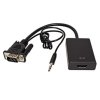 Logo Video převodník  VGA (D-sub) samec + audio jack (3.5mm) samec - HDMI samice  HDMI 1.3 - Standar