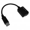 Video převodník, DisplayPort samec - VGA (D-sub) samice, černá