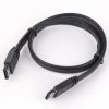 Neutralle Kabel k hardisku datový eSATA  eSATA samec - eSATA samec  1 m  6 Gb/s  černý