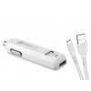 USB auto nabíječka  CarMAX 2  12V  2000mA  Avacom  bílá, Qualcomm Quick Charge 2.0, micro USB kabel