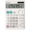 Sharp Kalkulačka EL-340W, bílá, stolní, dvanáctimístná