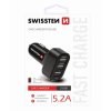 372345 adapter do auta swissten 26w 3 porty usb a