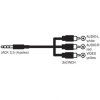 363138 1 audio video kabel jack 3 5mm samec 3x cinch samec 1 5m 4 polovy jack 90 deg cerny