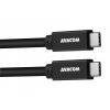 363483 avacom usb kabel 3 2 gen 2 usb c samec usb c samec 1m power delivery 60w cerny datovy a nabijeci kabel e mark chip