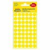 358803 avery zweckform etikety 12mm zlute 54 etiket znackovaci baleno po 5 ks 3144 pro rucni popis