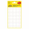 358818 avery zweckform etikety 18mm bile 24 etiket znackovaci baleno po 4 ks 3170 pro rucni popis