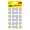 358821 avery zweckform etikety 18mm sede 24 etiket znackovaci baleno po 4 ks 3171 pro rucni popis