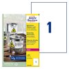 359073 1 avery zweckform etikety 210mm x 297mm a4 matne bile 1 etiketa velmi odolne baleno po 100 ks l4775 100 pro laserove tiskarn