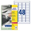 359106 1 avery zweckform etikety 45 7mm x 21 2mm a4 matne bile 960 etiket s ochranou proti manipulaci baleno po 20 ks l6113 20 pro