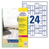 359214 1 avery zweckform etikety 60mm x 40mm a4 bile 24 etiket na kabely baleno po 20 ks l7950 20 pro laserove tiskarny a kopirky
