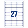 358974 3 avery zweckform etikety 63 5mm x 29 6mm a4 bile 27 etiket bezpecnostni odolne vuci manipulaci baleno po 20 ks l6114 20 pro