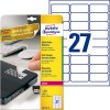 359109 7 avery zweckform etikety 63 5mm x 29 6mm a4 matne bile 540 etiket s ochranou proti manipulaci baleno po 20 ks l6114 20 pro