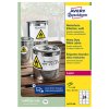 359058 avery zweckform etikety 63 5mm x 33 9mm a4 bile 24 etiket velmi odolne baleno po 100 ks l4773 100 pro laserove tiskarny a k