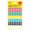 358761 avery zweckform etikety 8mm barevne 104 etiket znackovaci snimatelne baleno po 4 ks 3090 pro rucni popis