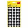 358740 avery zweckform etikety 8mm cerne 104 etiket znackovaci baleno po 4 ks 3009 pro rucni popis