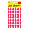 358869 avery zweckform etikety 8mm cervene 104 etiket znackovaci baleno po 4 ks 3589 pro rucni popis