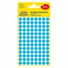 358746 avery zweckform etikety 8mm modre 104 etiket znackovaci baleno po 4 ks 3011 pro rucni popis