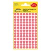 358836 avery zweckform etikety 8mm neon cervene 104 etiket znackovaci baleno po 4 ks 3177 pro rucni popis