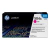 originální toner HP CE253A, HP 504A (7000 stran) magenta purpurový červený originální toner pro tiskárnu