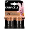 368394 baterie alkalicka aa 1 5v duracell blistr 4 pack mn1500