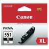 originální Canon CLI-551bk XL black cartridge černá foto originální inkoustová náplň pro tiskárnu