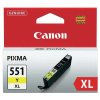 originální Canon CLI-551y XL yellow cartridge žlutá originální inkoustová náplň pro tiskárnu