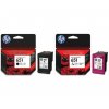 originální HP 651 BK (C2P10AE) a HP 651 Color (C2P11AE) black černá a color barevná originální inkoustová cartridge pro tiskárnu
