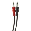 367272 5 defender warhead g 120 herni sluchatka s mikrofonem ovladani hlasitosti bilo cervena 2x 3 5 mm jack