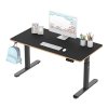 377868 detsky pracovni stul elektricky nastavitelna vyska 120x60 cm 55 81 cm pulsar cerny ultradesk