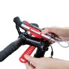 378747 5 drzak mobilu a powerbanky bone bike tie 3 pro pack na kolo nastavitelna velikost cerveny 4 6 5 silikon na riditka cervena