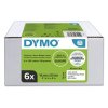 Dymo papírové štítky 101mm x 54mm, bílé, pro přepravu, 6 x 220 ks, 2093092, 6 rolí v balení, cena za balení