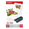 361809 etikety canon selphy cp xxx bila 18 ks kc18if pro termosublimacni tiskarny 86x54mm vcetne naparovaci folie