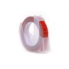 298791 jetworld 3d nahradni paska dymo z bile na cervenou pro embosovani razbu 9 mm x 3 m s0898150 10 ks